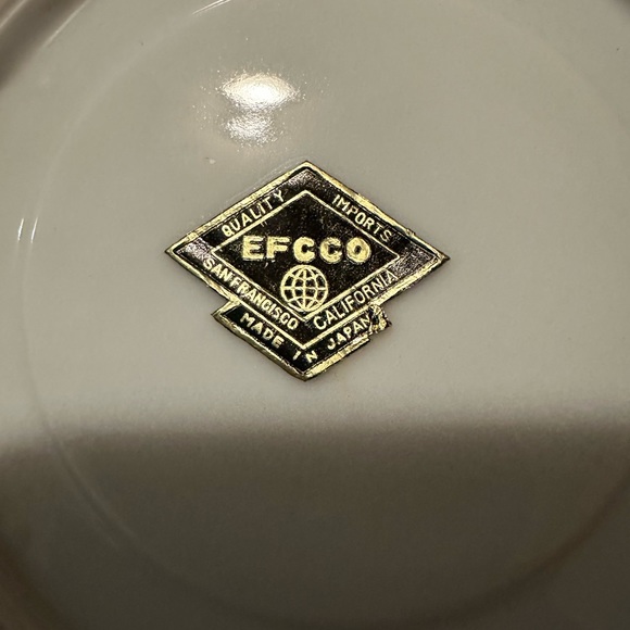 Crater Lake  tea cup and saucer set efcco china made in Japan - Picture 6 of 6